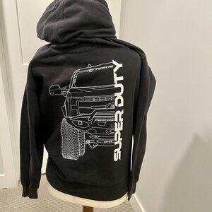 Cotton Heritage M Black Hoodie Super Duty